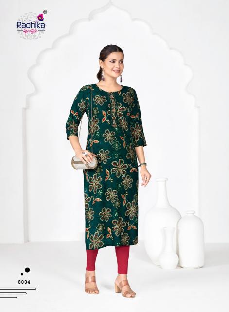 Radhika lifestyle alisha vol 8 wholesale prices of jaipuri kurti